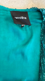 Sequin Jacket In Green