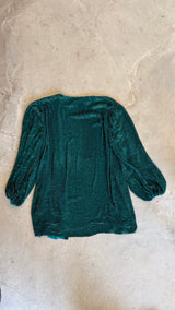 Sequin Jacket In Green