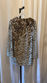 Sequin Jacket In Silver