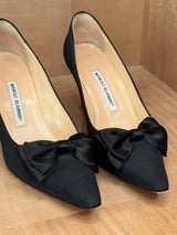 Beccara Satin Bow Pumps (39.5)