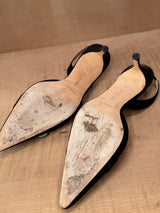 Buckle Detail Slingback Pumps (39)