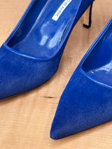 BB Cobalt Calf Hair Pumps (39)