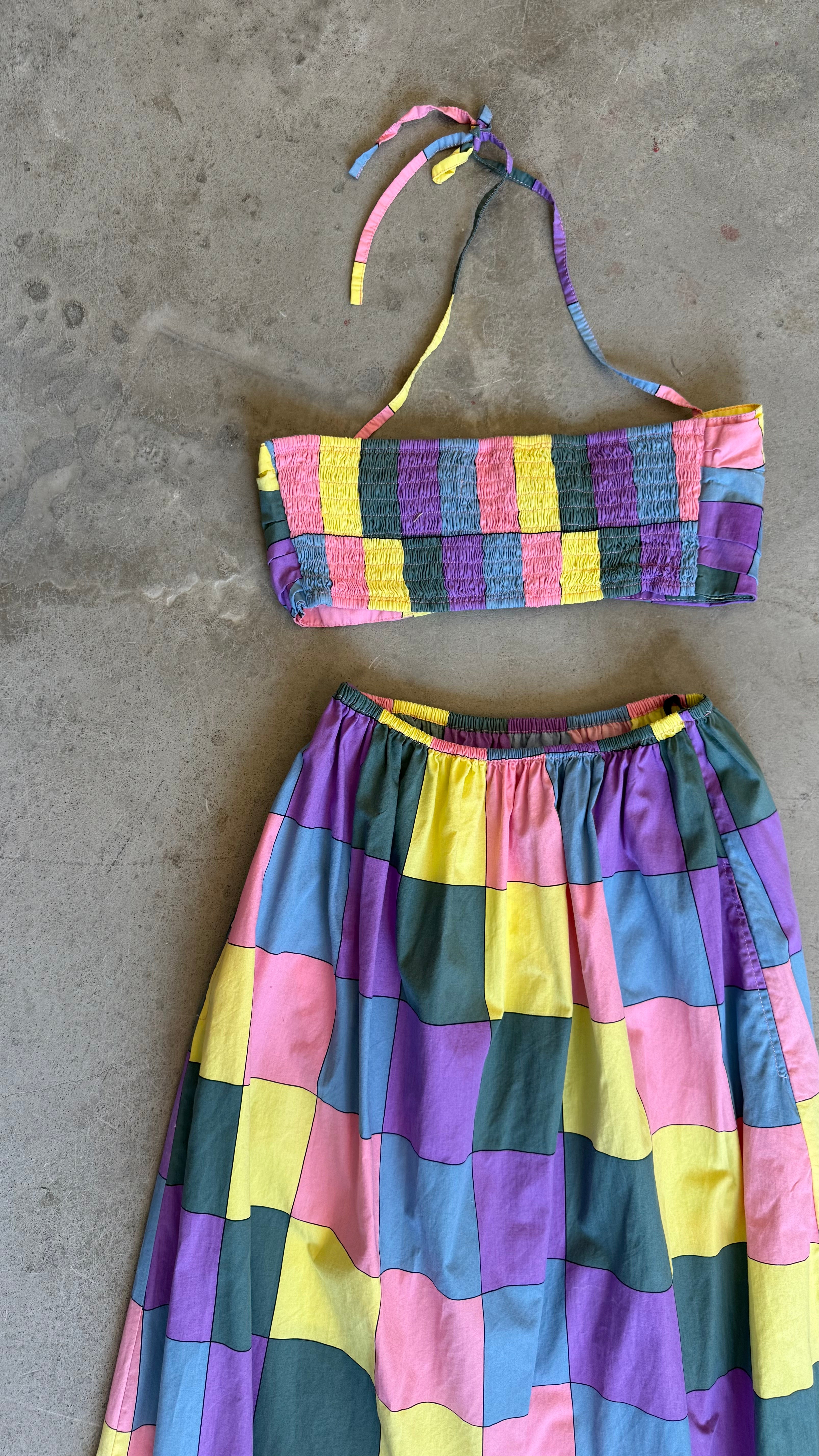 Cuixmala Maxi Skirt & Top Set