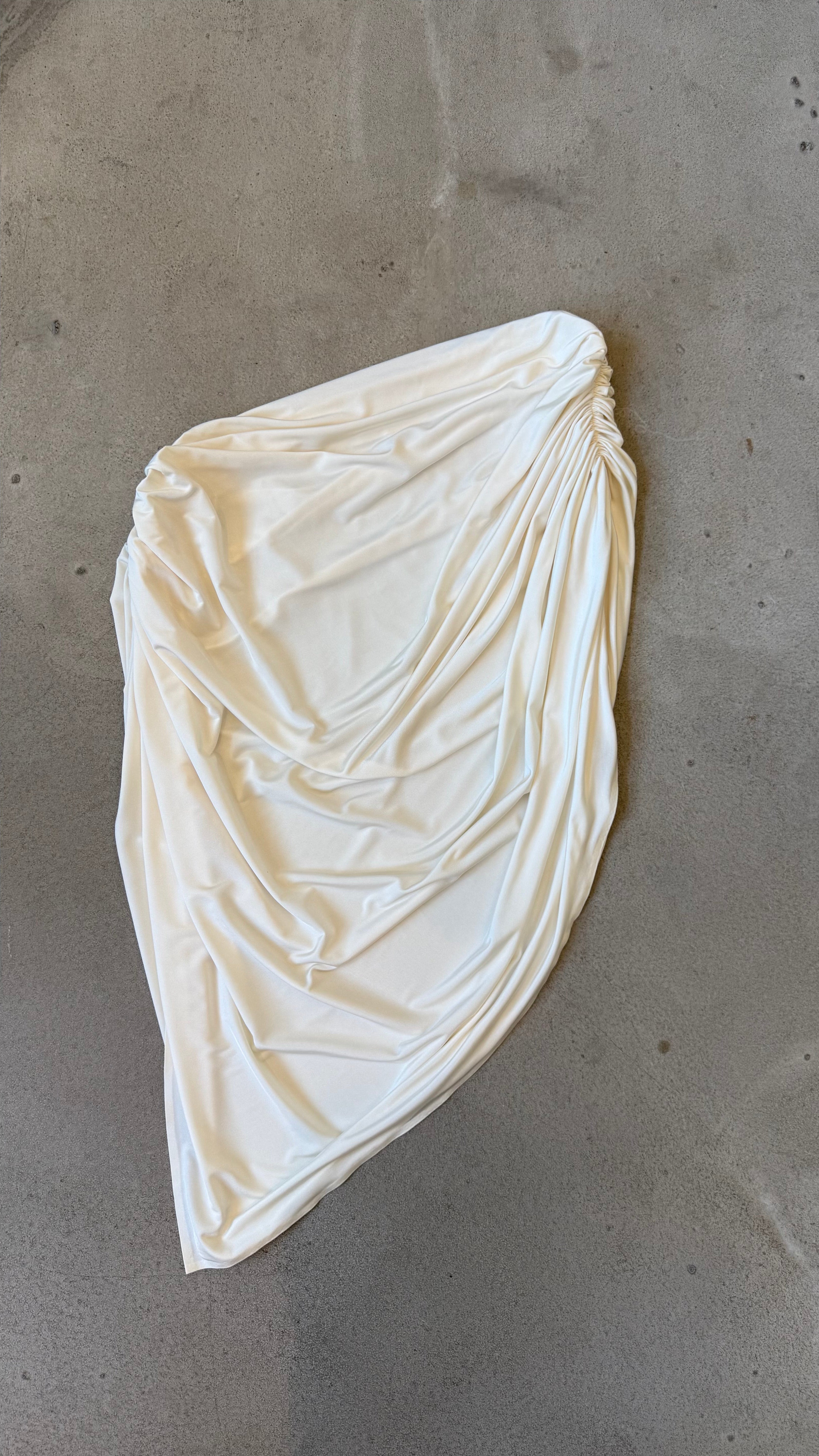 Cape to Skirt in White