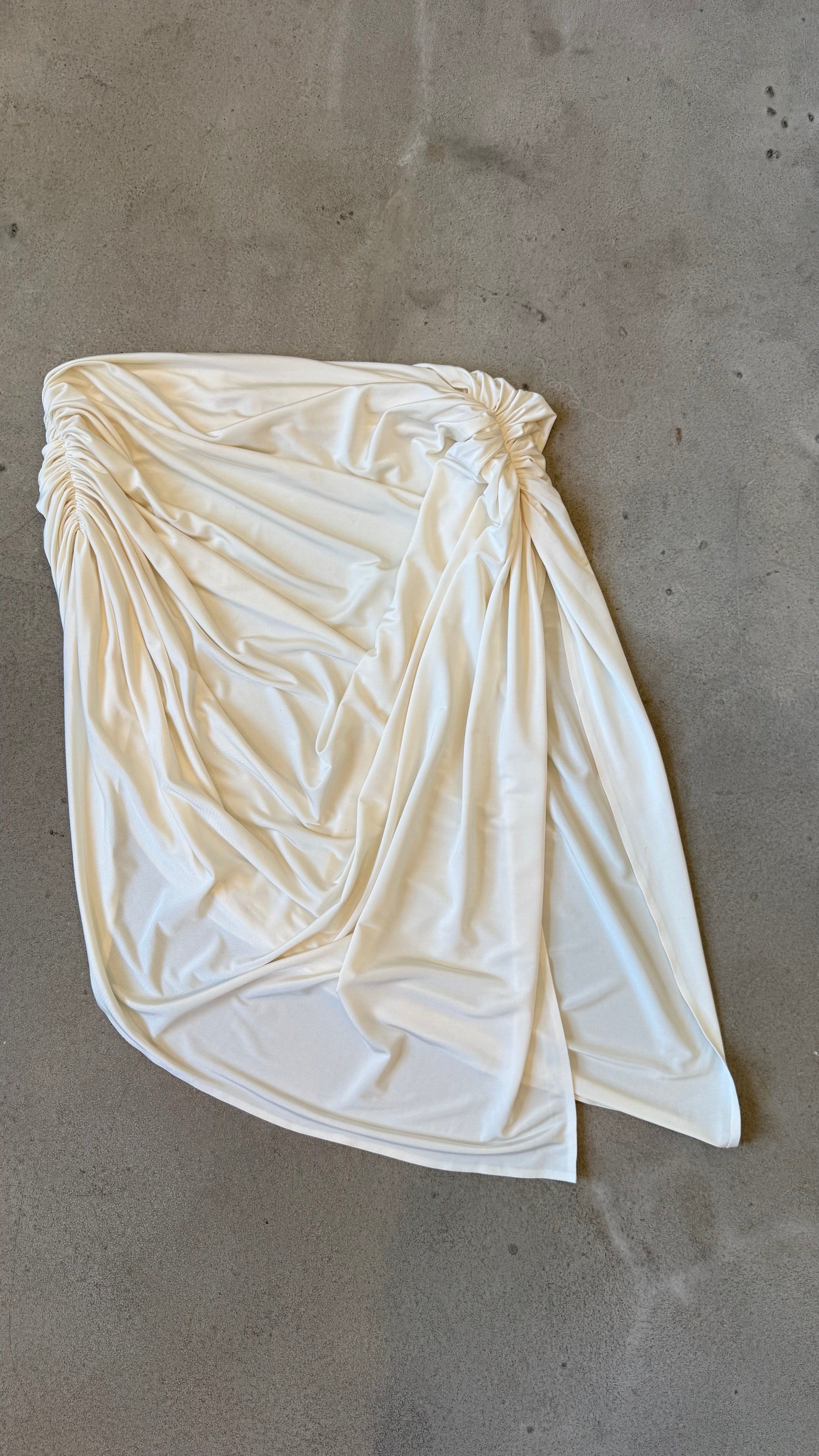 Cape to Skirt in White