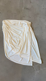Cape to Skirt in White