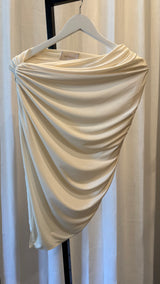 Cape to Skirt in White