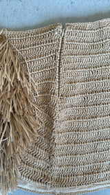 Raffia Mini Skirt