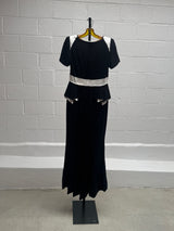 Black and White Gown