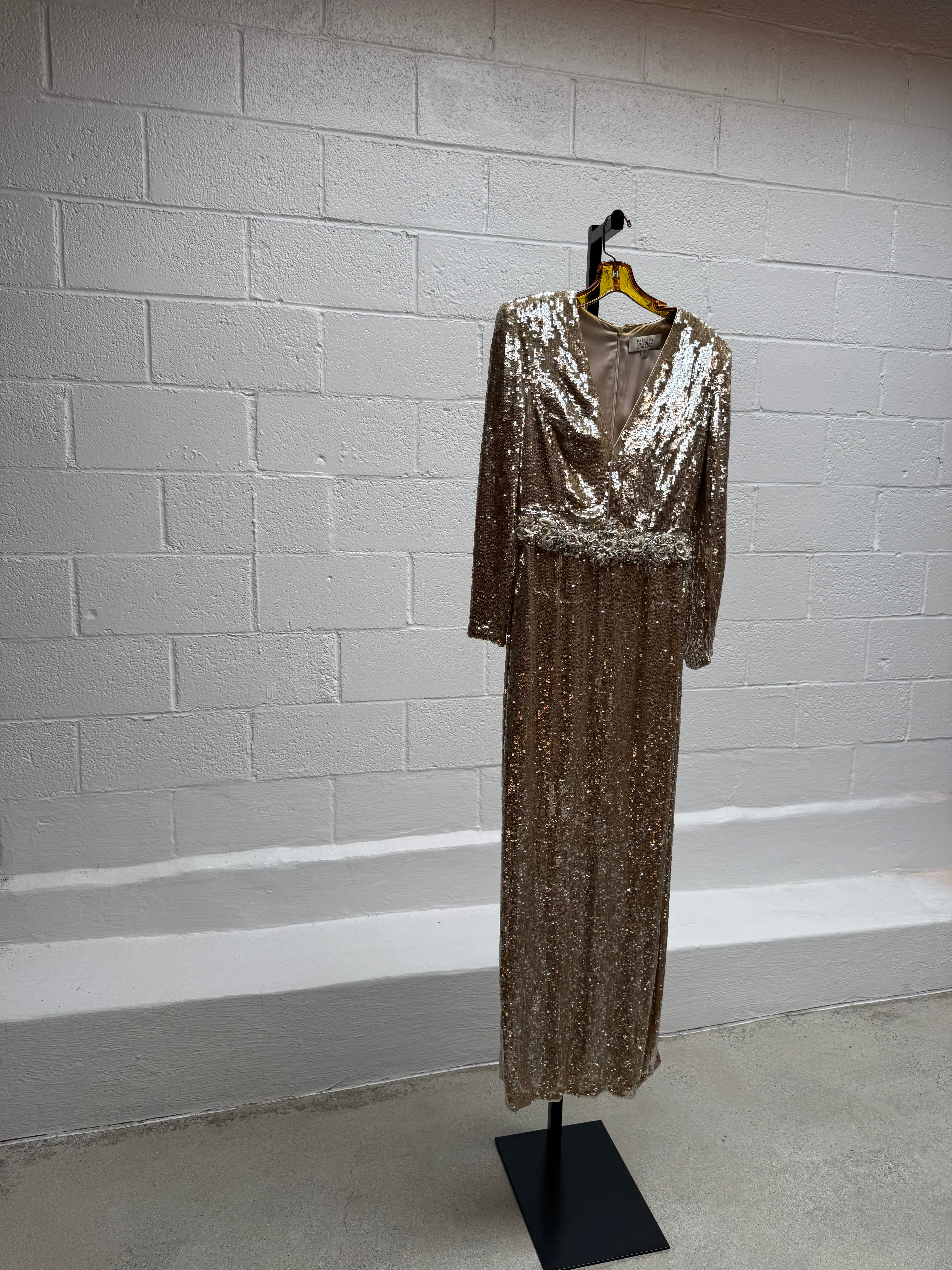 Gold Beaded Gown