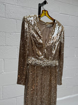 Gold Beaded Gown