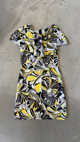 Coperni Abstract Print Mini Dress
