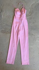 Oscar De La Renta Pink Jumpsuit