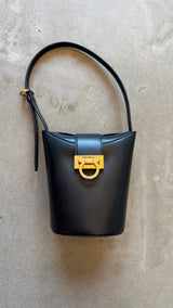 Bucket Black Small Shoulder Bag