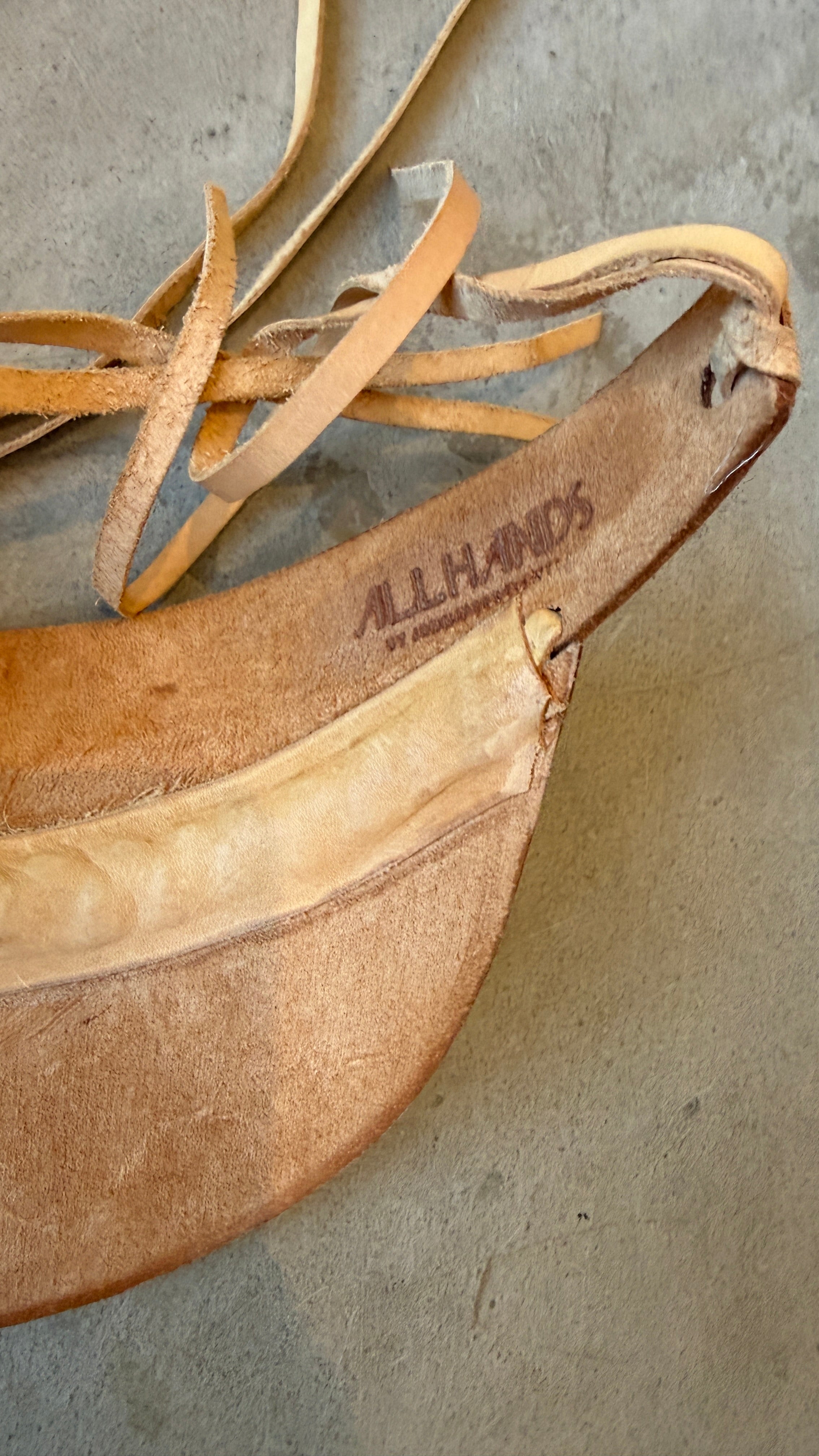 Handmade Brown Leather Visor