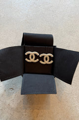 CC Crystal Stud Earrings