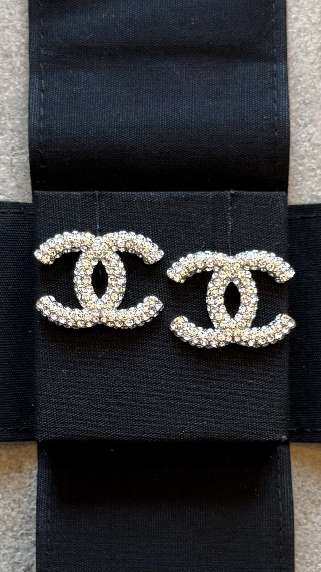 CC Crystal Stud Earrings