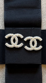 CC Crystal Stud Earrings