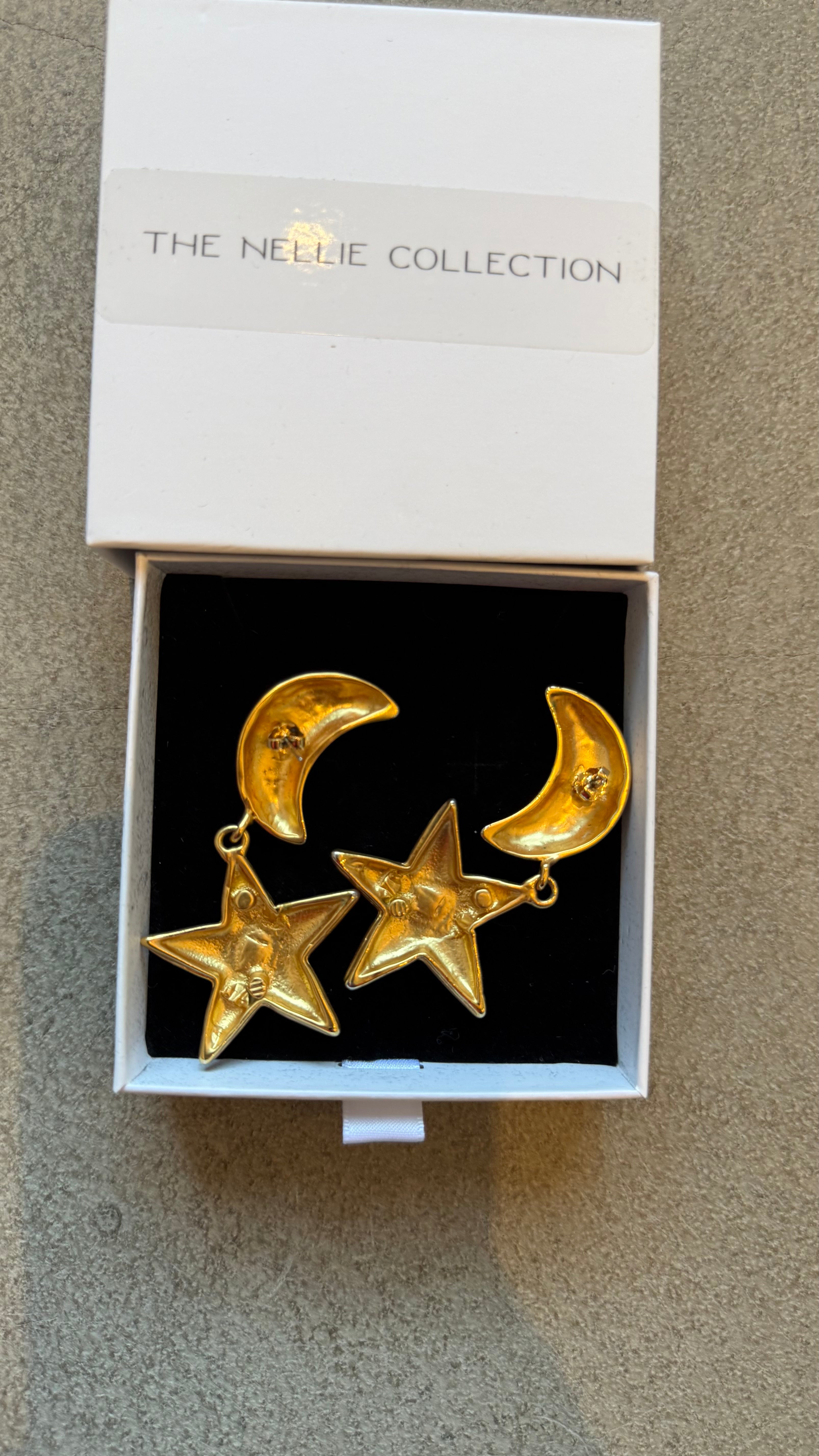 Moon & Star Earrings