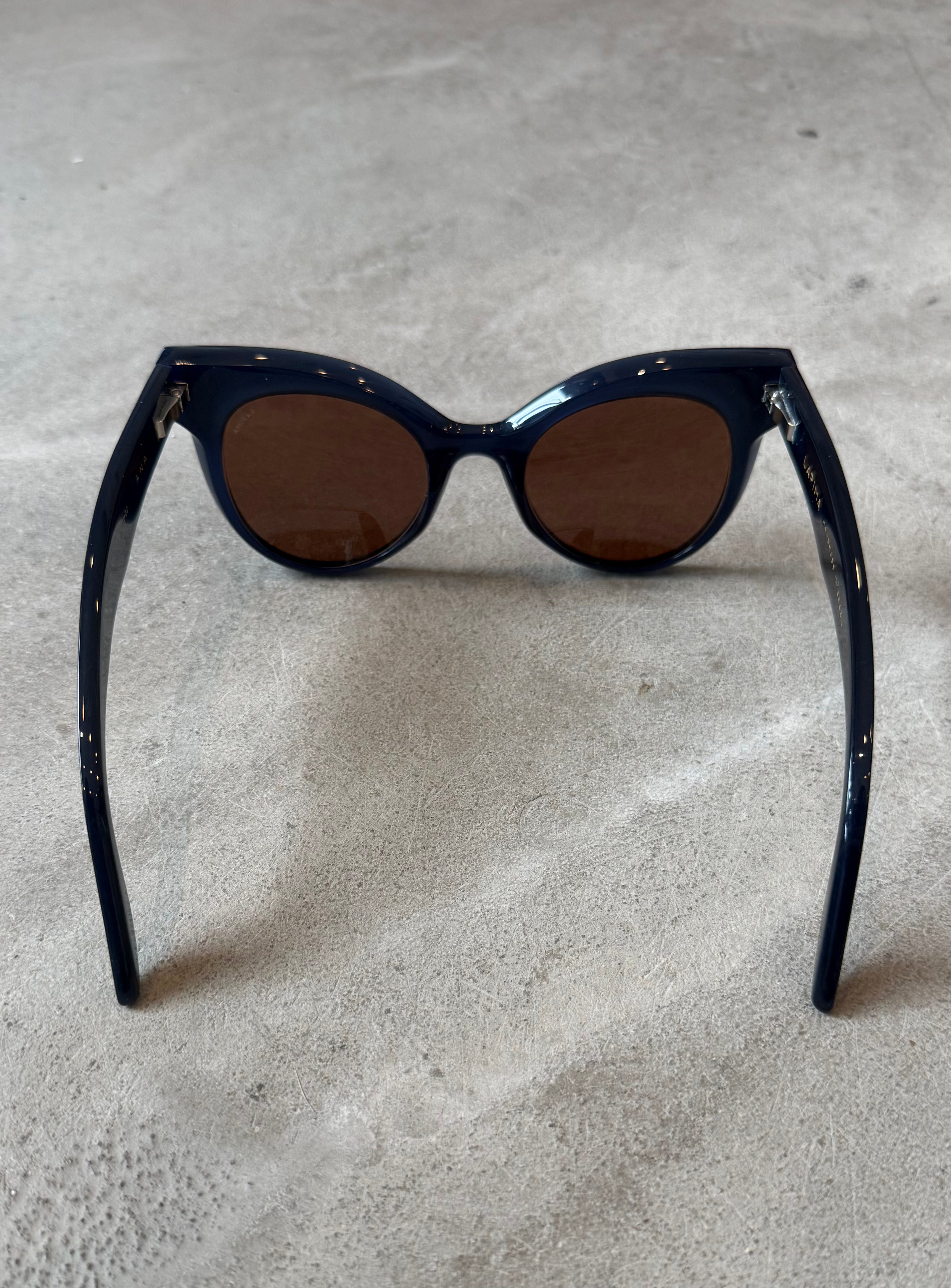 Ana Dark Blue Sunglasses