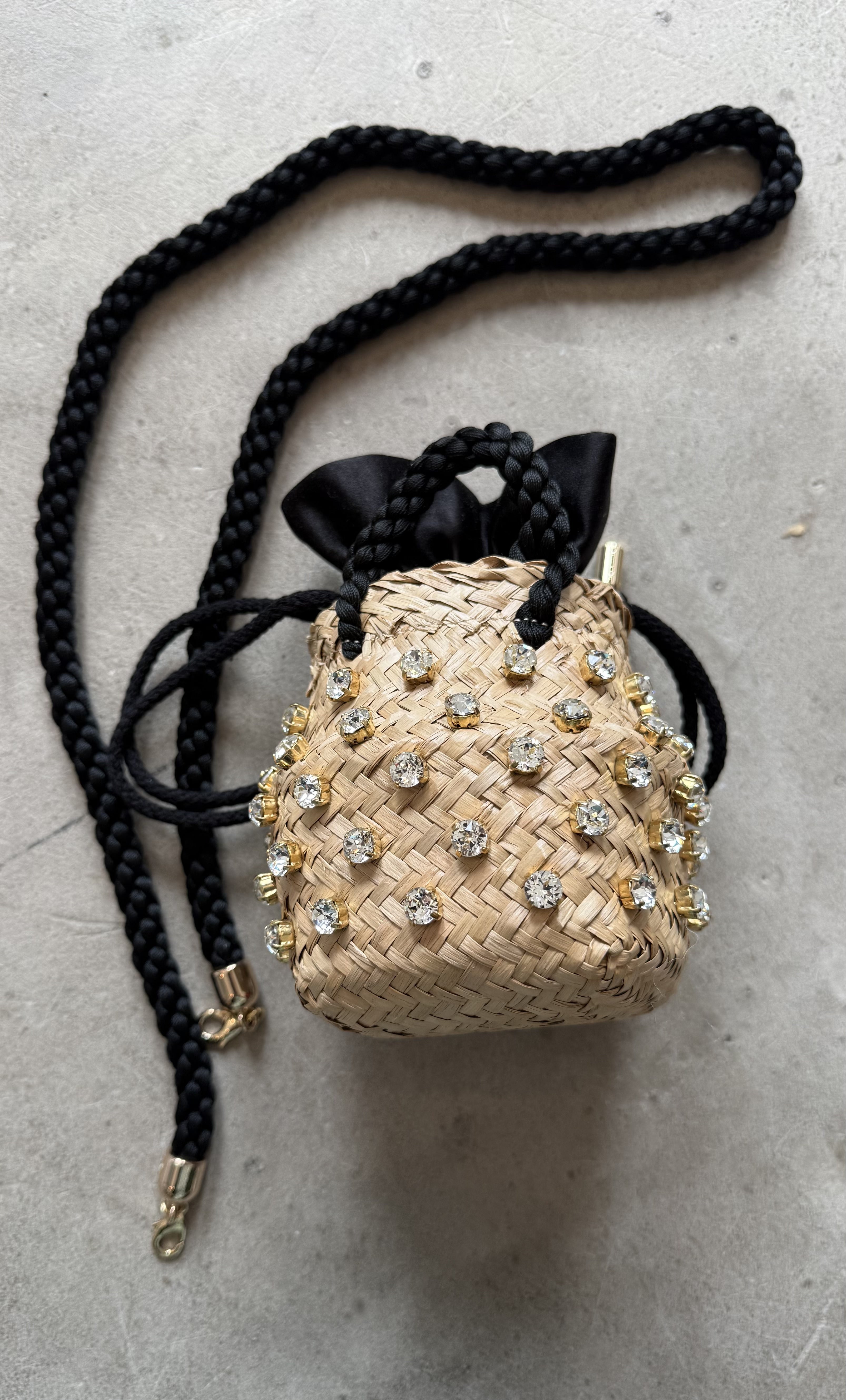 Sparkling Small Basket Bag