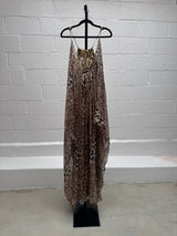 Leopard Print Silk Dress