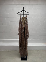 Leopard Print Silk Dress