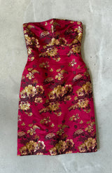 Vintage Chinese Red Dress