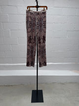 Floral Print Sequins Suit