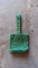 Beaded Green Small Bag