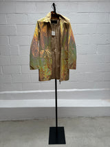 Metallic Gold Leather Suit