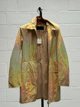 Metallic Gold Leather Suit