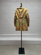 Metallic Gold Leather Suit