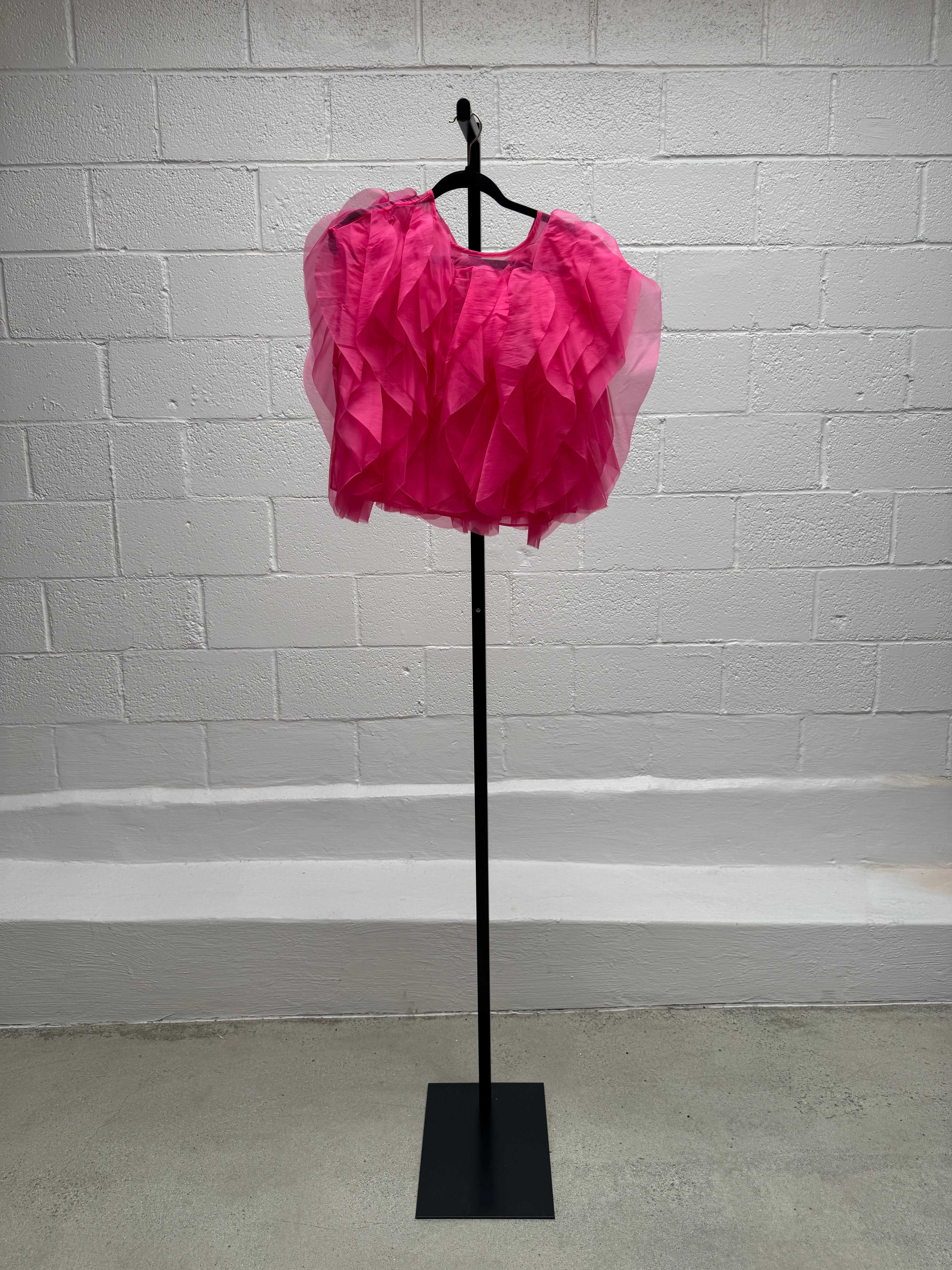Pink Ruffle Top