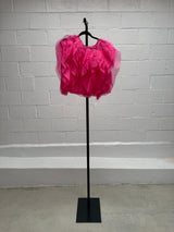 Pink Ruffle Top