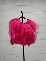Pink Ruffle Top
