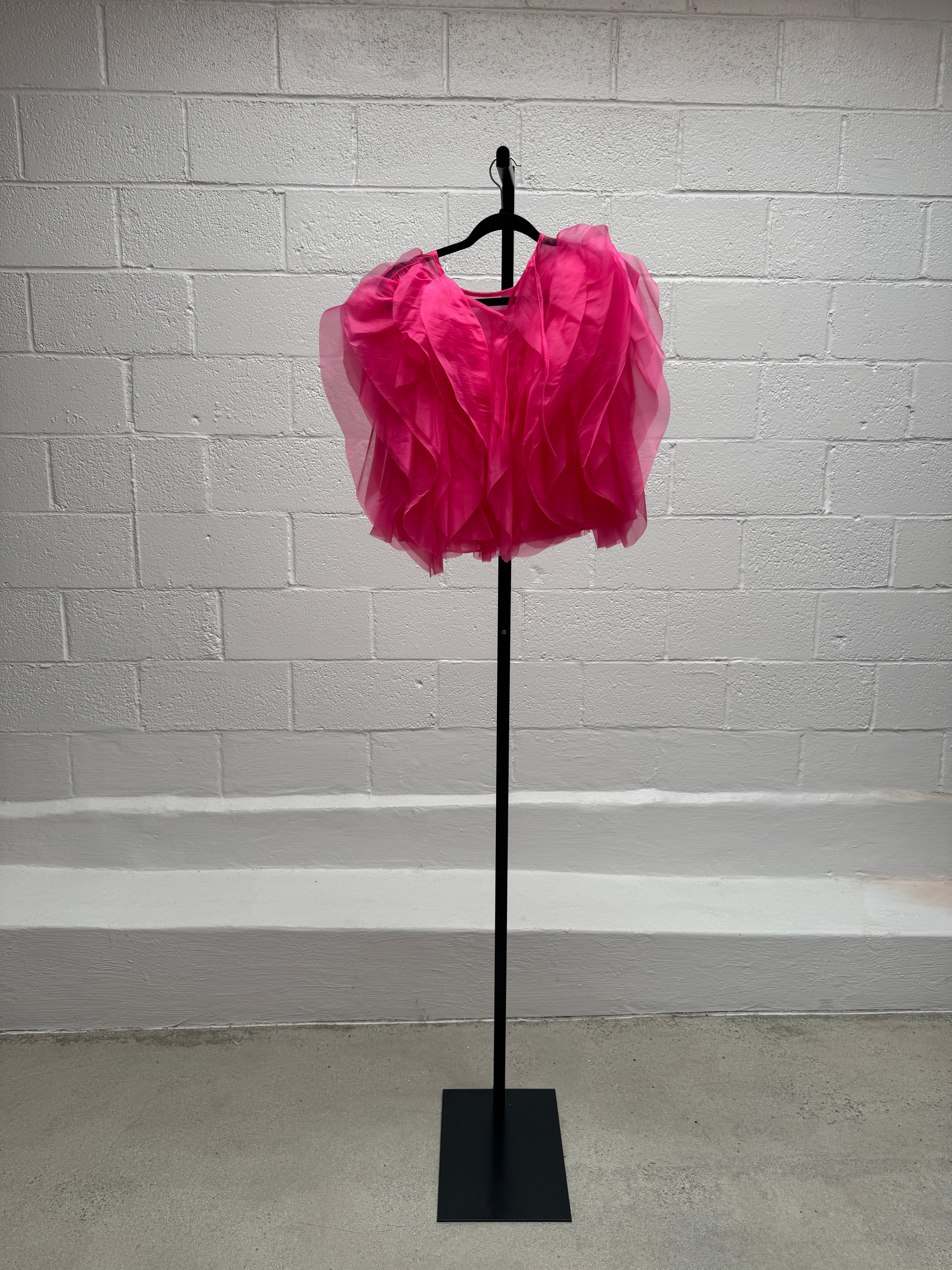 Pink Ruffle Top