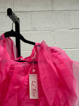 Pink Ruffle Top
