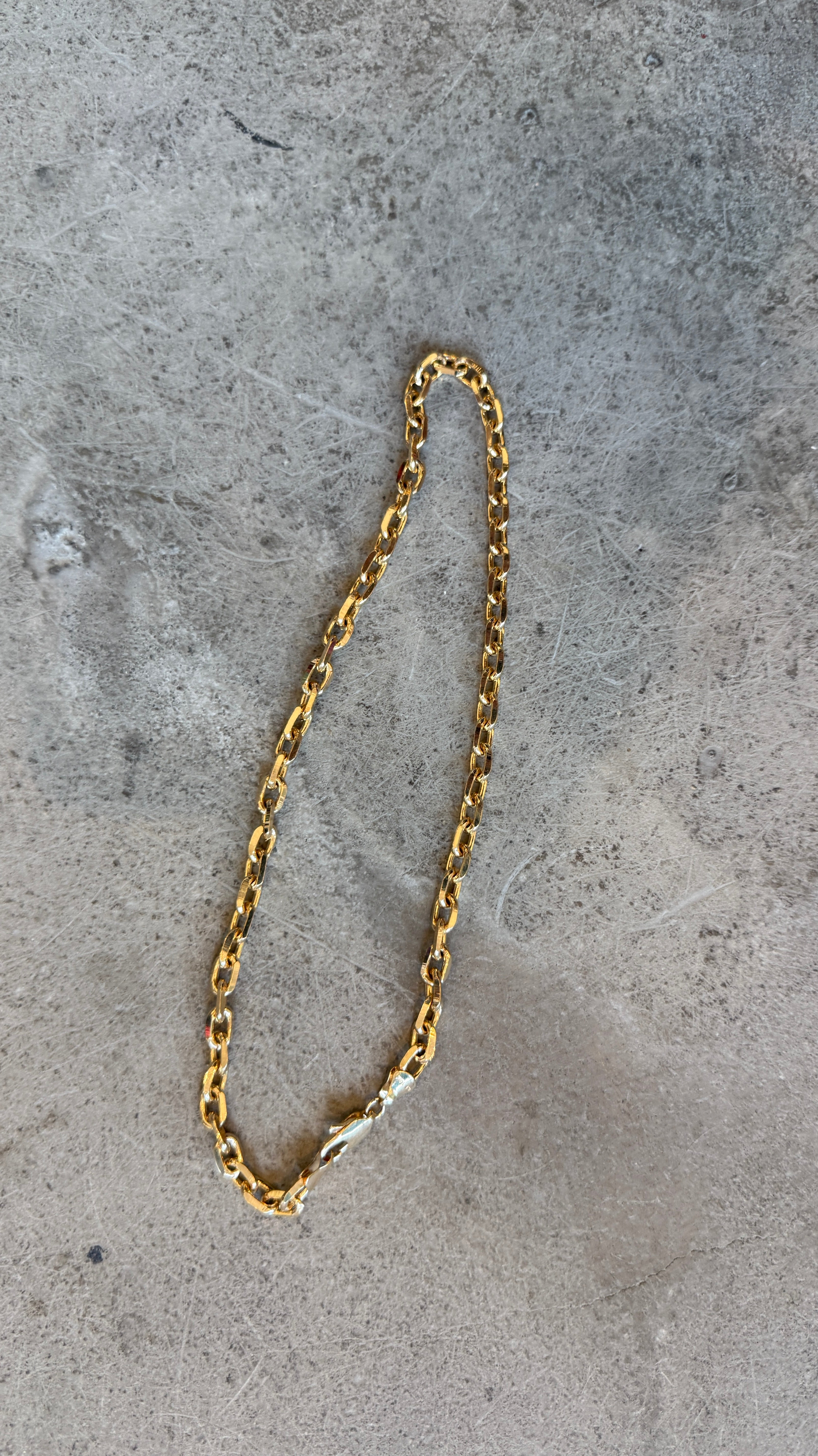 Chunky Gold-Filled Necklace 18k Gold