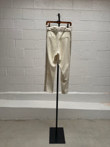 Pants with Side Pannel Bead and Crochet Details