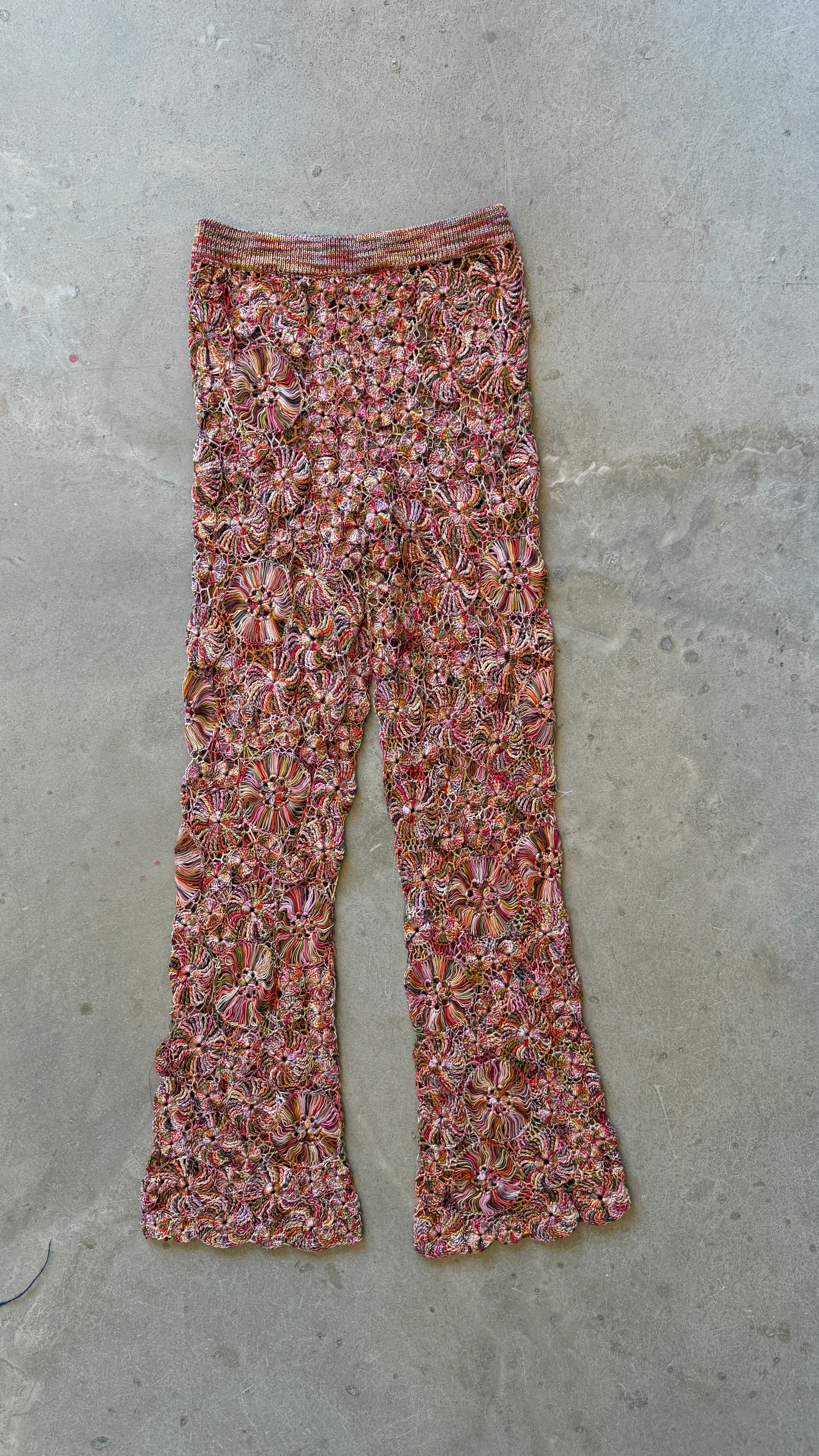 Crochet Wide Leg Pants
