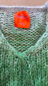 Green Ombre Handmade Sweater