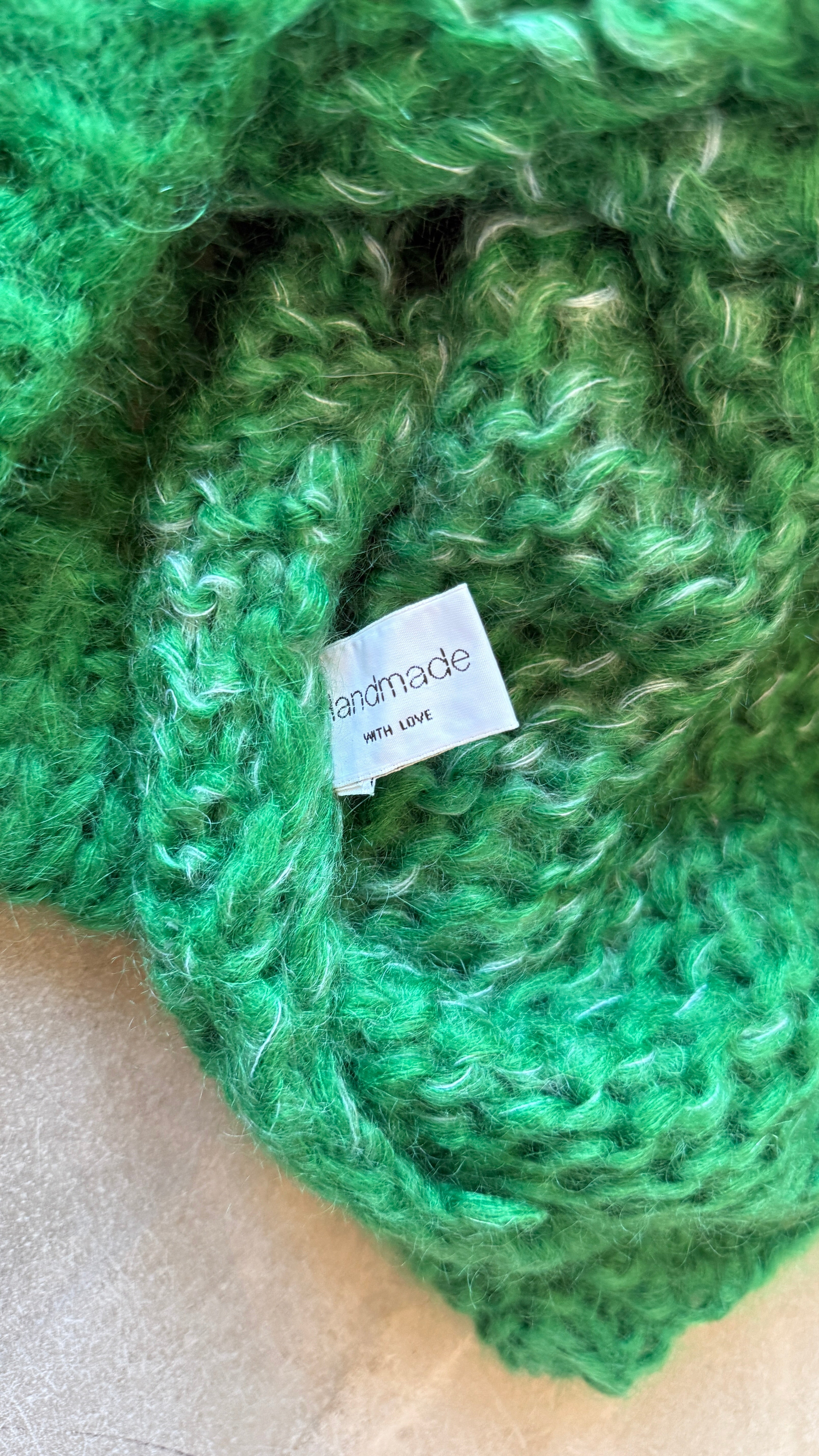 Green Ombre Handmade Sweater