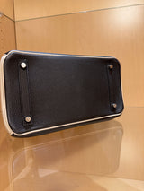 Birkin 30 Bleu Nuit and Craie Togo Silver Hardware