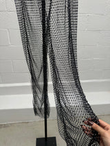 Black Mesh Pants