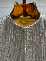 Silver Sequin Jacket