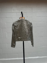 Silver Sequin Jacket