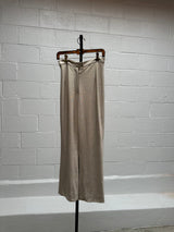 Light Beige Sparkly Blazer Top and Pants