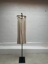 Light Beige Sparkly Blazer Top and Pants