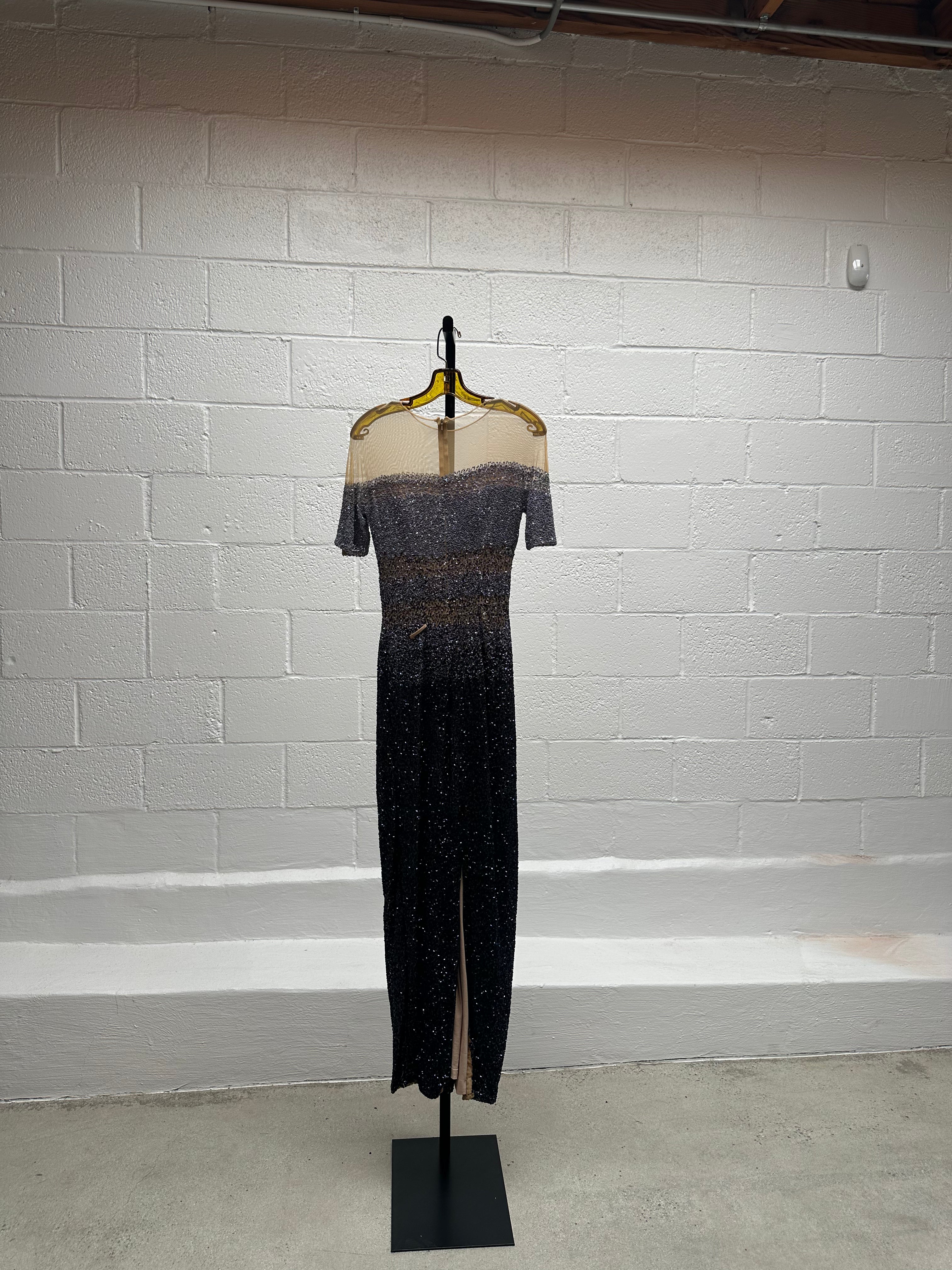 Black/Blue  Sparkly Dress